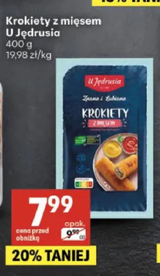 Krokiety z mięsem U Jędrusia promocja w Delikatesy Centrum