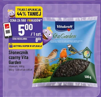 Słonecznik czarny Vita Garden promocja w POLOmarket