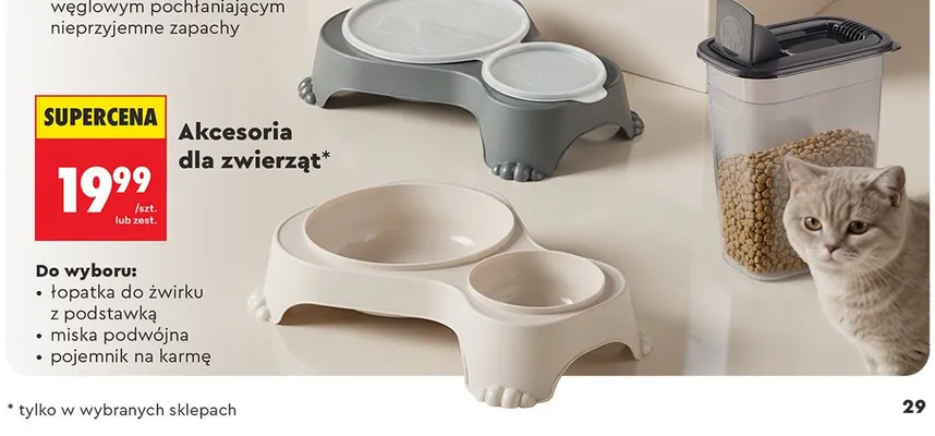 Akcesoria dla zwierząt promocja w Biedronka