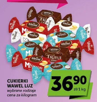 Cukierki Trufle Wawel luz promocja w Euro Sklep