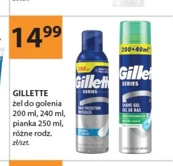 Pianka do golenia Gillette Series Protection promocja w Drogerie Laboo