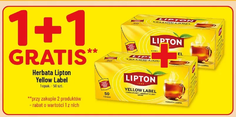 Herbata Lipton Yellow Label promocja w POLOmarket