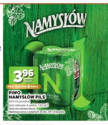 Piwo Namysłów Pils promocja w Stokrotka