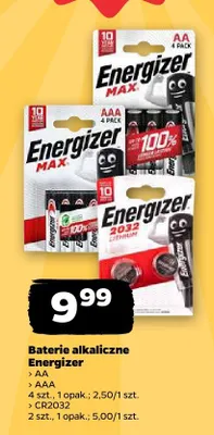 Baterie alkaliczne AAA Energizer Max promocja w Netto