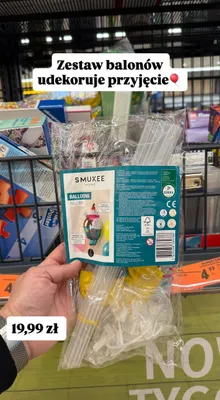 Balony zestaw promocja w Biedronka