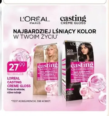 Farba do włosów L'Oreal Casting Creme Gloss promocja w Drogerie Koliber