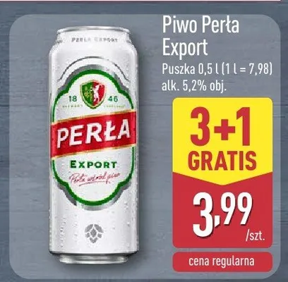 Piwo Export promocja w Aldi