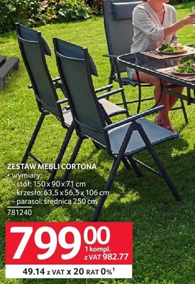 Zestaw mebli Cortona promocja w Selgros