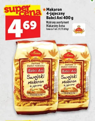 Makaron 4-jajeczny Babci Ani promocja w TOPAZ