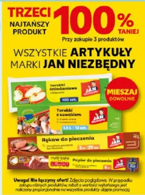 Torebki śniadaniowe z klipsami promocja w Kaufland