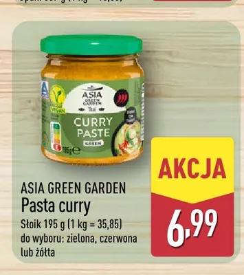 Pasta curry żółta Asia Green Garden promocja w Aldi