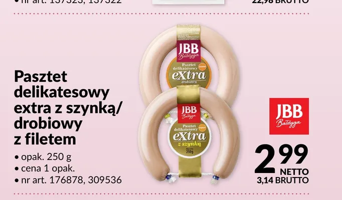 Pasztet delikatesowy extra z szynką promocja w Makro