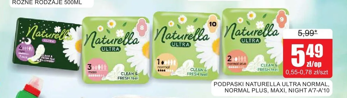 Podpaski Naturella Ultra Night promocja w Bingo