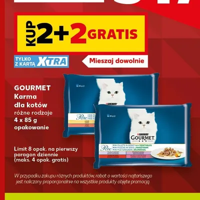 Karma dla kotów Gourmet 4-pak promocja w Kaufland