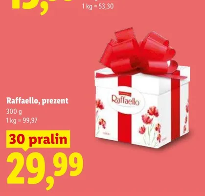 Praliny Raffaello prezent promocja w Lidl
