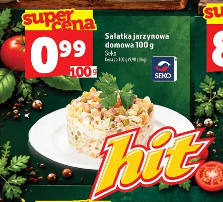 Sałatka jarzynowa domowa Seko promocja w TOPAZ