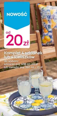 Komplet 4 kieliszków  promocja w Pepco