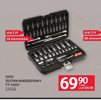 Zestaw narzędziowy YT-14501 Yato promocja w Selgros