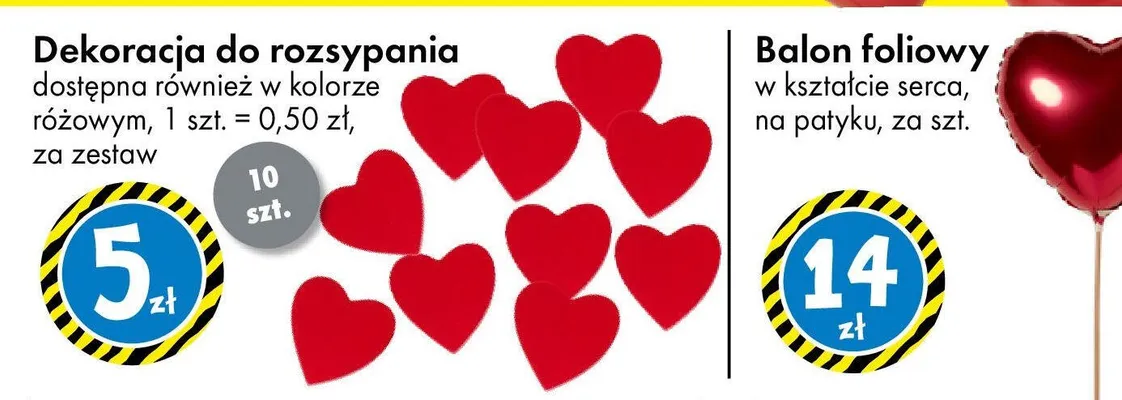 Dekoracja do rozsypania promocja w Tedi