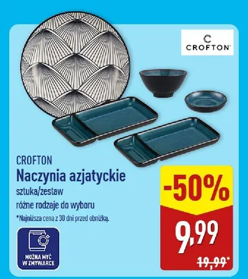 Naczynia azjatyckie Crofton promocja w Aldi