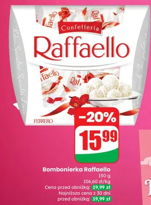 Bombonierka Raffaello promocja w Dino