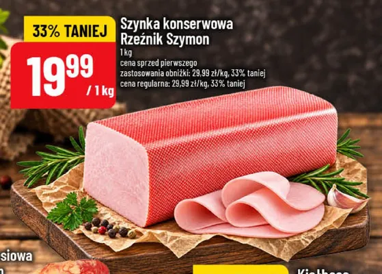 Szynka konserwowa Rzeźnik Szymon promocja w POLOmarket