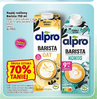 Napój roślinny Barista owies Alpro promocja w Prim Market