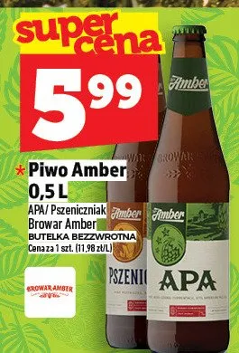 Piwo Amber APA promocja w TOPAZ