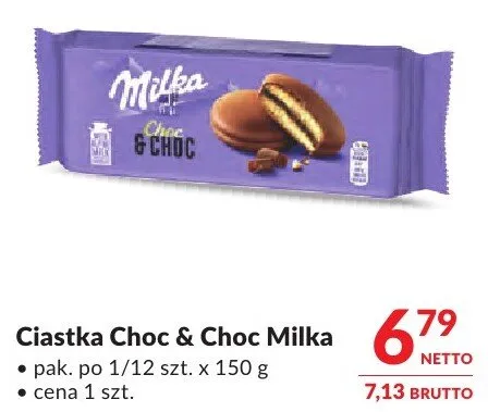 Ciastka Choc & Choc Milka promocja w Makro