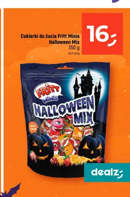 Cukierki do żucia Fritt Minis Halloween Mix promocja w Dealz