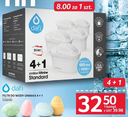 Filtr do wody Dafi Unimax 4+1 Standard promocja w Selgros