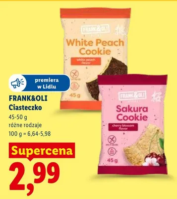 Ciasteczko Frank&Oli promocja w Lidl
