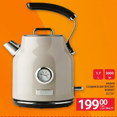 Czajnik elektryczny Haden Dorset promocja w Selgros
