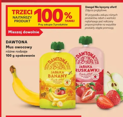 Mus owocowy Dawtona promocja w Kaufland
