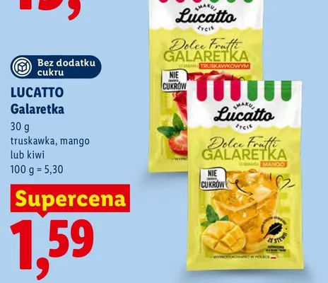 Galaretka mango Lucatto promocja w Lidl