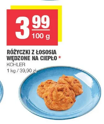 Różyczki z łososia wędzone na ciepło Kohler promocja w SPAR