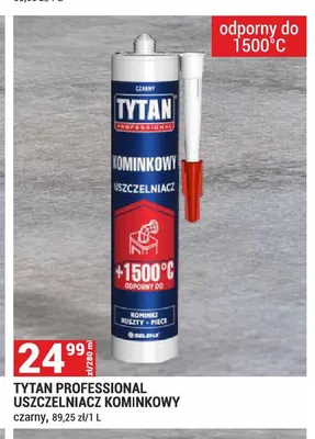 Uszczelniacz kominkowy czarny Tytan Professional promocja w Merkury Market