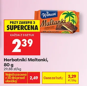 Herbatniki Maltanki promocja w Biedronka