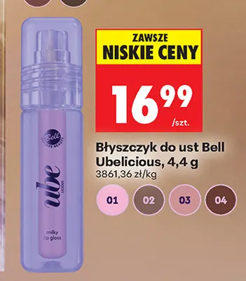 Błyszczyk do ust Bell Ubelicious promocja w Biedronka