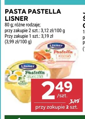 Pasta Pastella Lisner promocja w Stokrotka