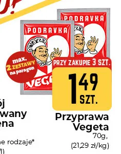 Przyprawa Vegeta Podravka promocja w Społem Częstochowa