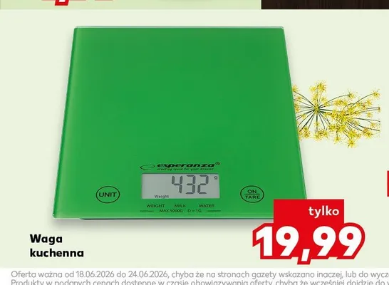 Waga kuchenna Esperanza promocja w Kaufland