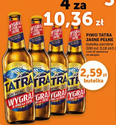 Piwo jasne pełne promocja w Euro Sklep