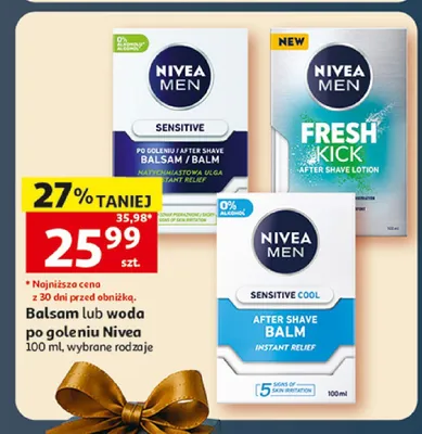 Balsam po goleniu Nivea Men Sensitive promocja w Auchan