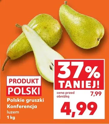 Gruszki konferencja luzem promocja w Kaufland