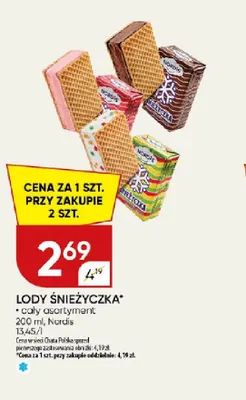 Lody Śnieżyczka promocja w Chata Polska