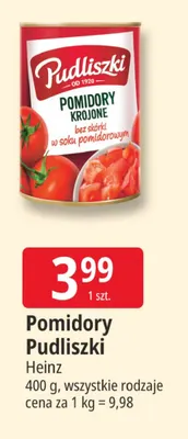 Pomidory Pudliszki promocja w Leclerc