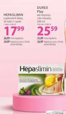 Suplement diety Hepaslimin promocja w Hebe
