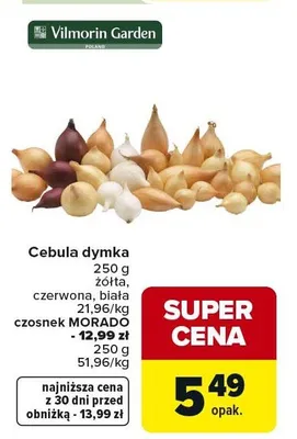 Cebula dymka żółta, czerwona, biała promocja w Carrefour