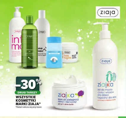 Płyn do higieny intymnej Ziaja Intima promocja w Stokrotka